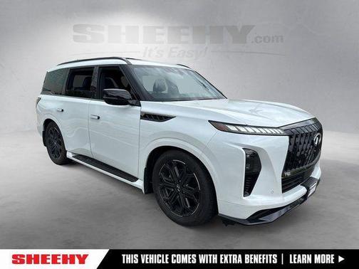 Radiant White 2026 INFINITI QX80 SPORT