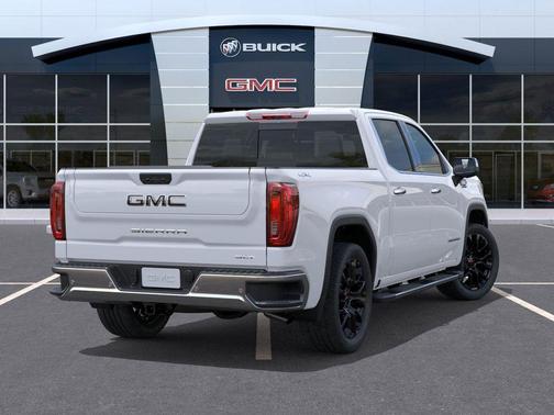 Glacier White Tricoat 2026 GMC Sierra 1500 SLT