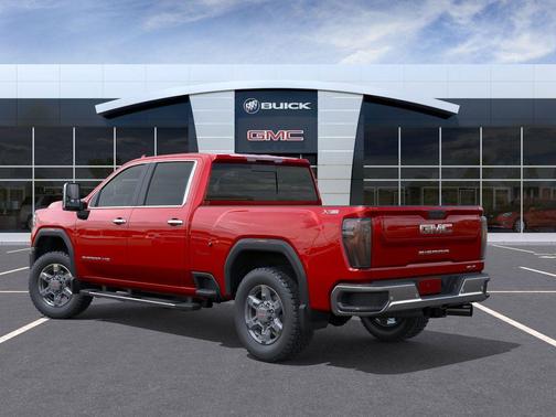 Volcanic Red Tintcoat 2025 GMC Sierra 2500 SLT