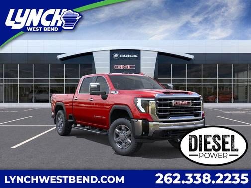 Volcanic Red Tintcoat 2025 GMC Sierra 2500 SLT
