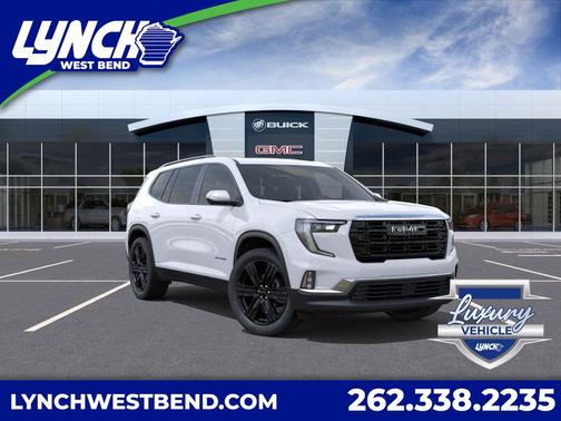 Summit White 2026 GMC Acadia Elevation AWD