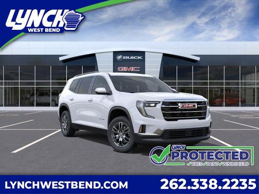 Summit White 2026 GMC Acadia Elevation AWD