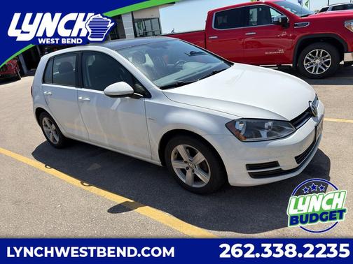 Pure White 2017 Volkswagen Golf TSI Wolfsburg Edition 4-Door