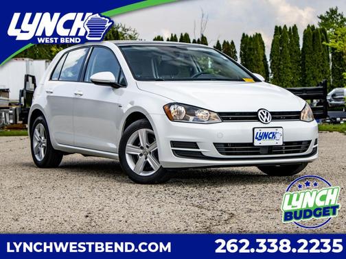 Pure White 2017 Volkswagen Golf TSI Wolfsburg Edition 4-Door