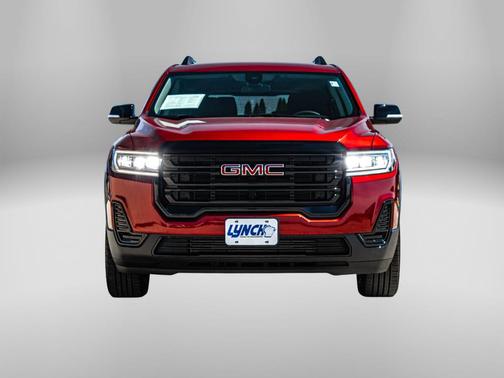 Volcanic Red Tintcoat 2023 GMC Acadia AWD SLE