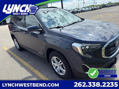 Blue Steel Metallic 2019 GMC Terrain SLE