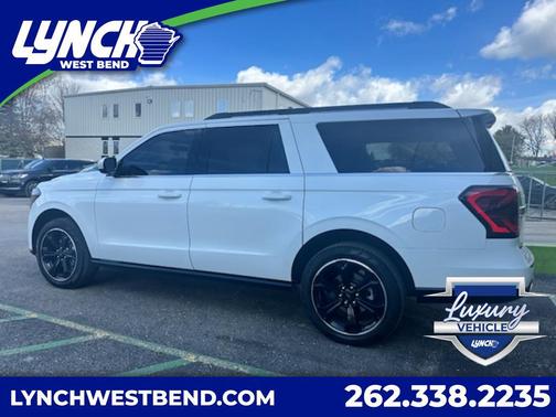 Star White Metallic Tri-Coat 2024 Ford Expedition Max Limited