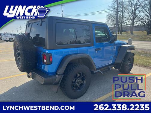 Hydro Blue Pearlcoat 2024 Jeep Wrangler Willys