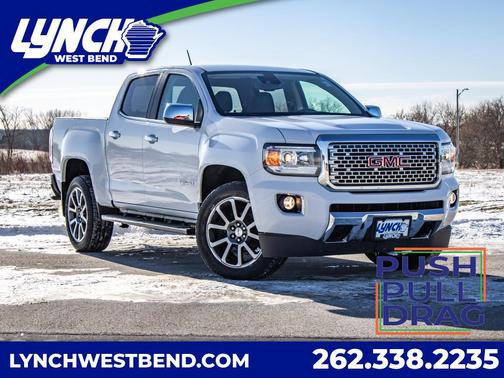 Summit White 2020 GMC Canyon Denali
