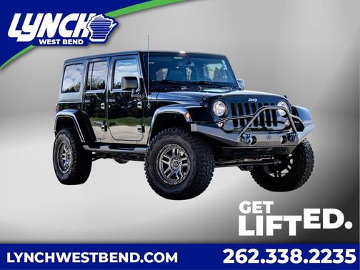Black Clearcoat 2015 Jeep Wrangler Unlimited Sahara