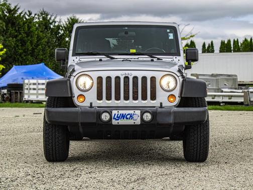 Bright Silver Metallic Clearcoat 2012 Jeep Wrangler Unlimited Sport