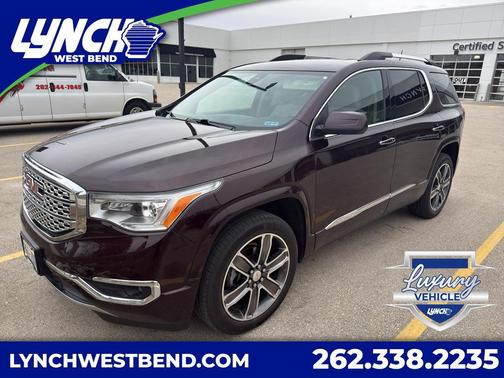 Black Cherry Metallic 2017 GMC Acadia Denali