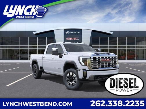 Glacier White Tricoat 2026 GMC Sierra 2500 Denali