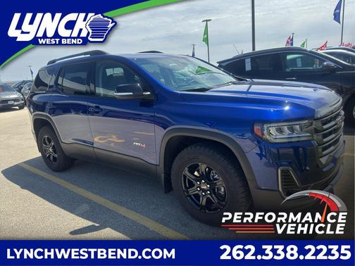 Ultra Blue Metallic 2023 GMC Acadia AWD AT4