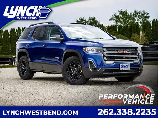 Ultra Blue Metallic 2023 GMC Acadia AWD AT4