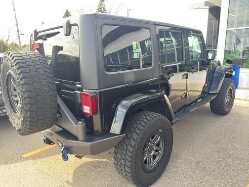 Black Clearcoat 2015 Jeep Wrangler Unlimited Sahara