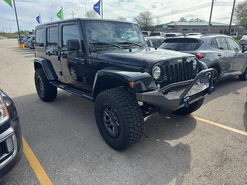 Black Clearcoat 2015 Jeep Wrangler Unlimited Sahara