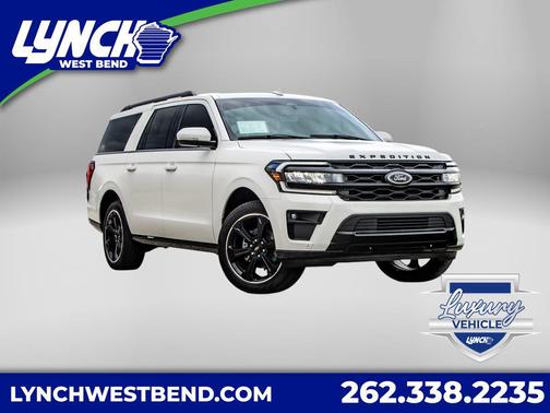 Star White Metallic Tri-Coat 2024 Ford Expedition Max Limited