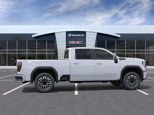 Glacier White Tricoat 2026 GMC Sierra 2500 Denali Ultimate