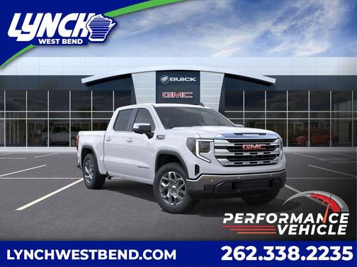 Summit White 2026 GMC Sierra 1500 SLE