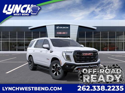 Summit White 2026 GMC Yukon 4WD AT4 Ultimate