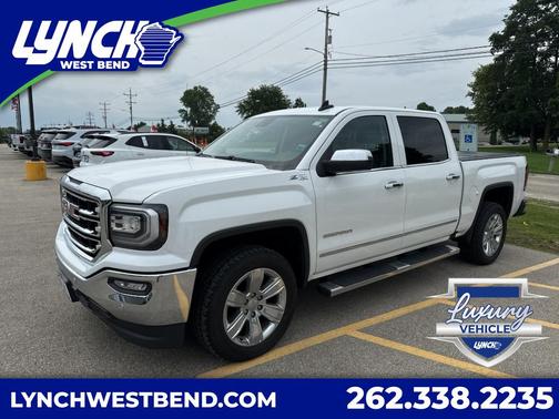 Summit White 2018 GMC Sierra 1500 SLT