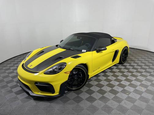 Racing Yellow 2025 Porsche 718 Spyder
