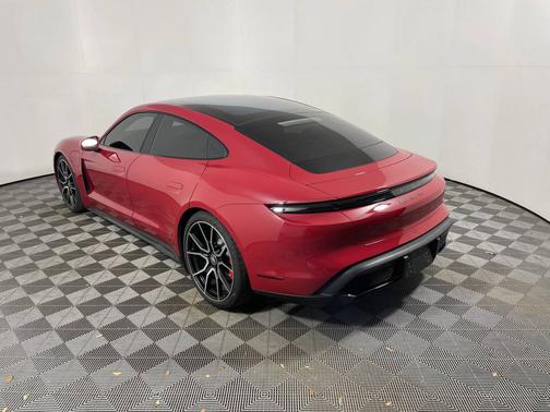 Carmine Red 2024 Porsche Taycan
