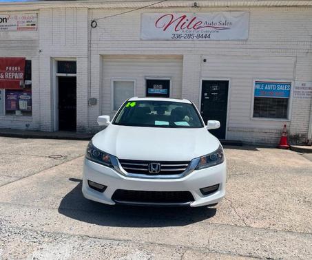 White 2014 Honda Accord EX-L