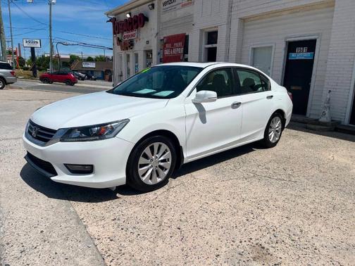 White 2014 Honda Accord EX-L