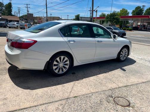 White 2014 Honda Accord EX-L