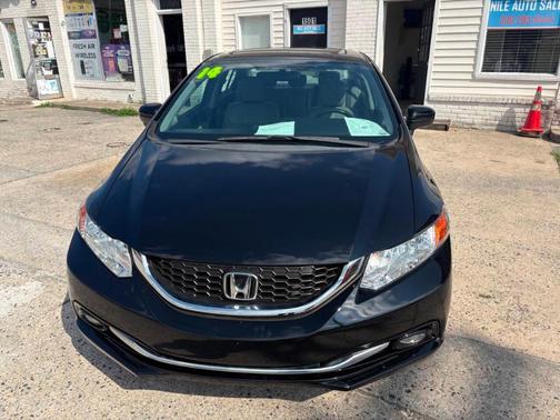 Black 2014 Honda Civic EX-L