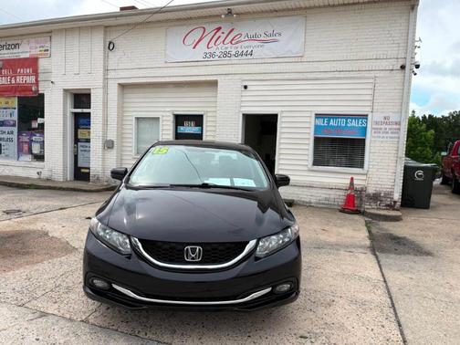 Black 2015 Honda Civic LX