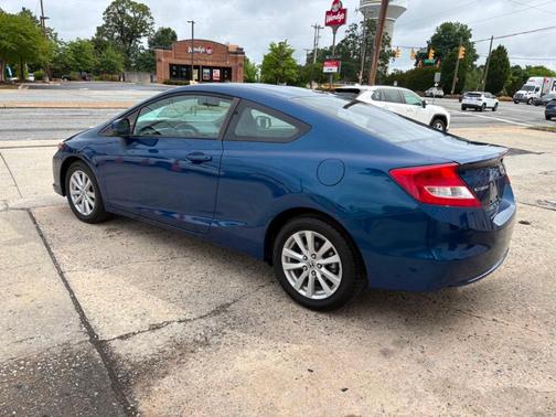 Blue 2012 Honda Civic EX