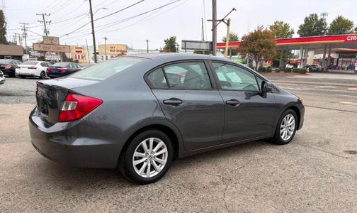 Gray 2012 Honda Civic EX-L