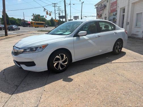 White 2017 Honda Accord LX