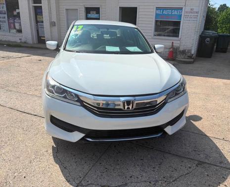 White 2017 Honda Accord LX