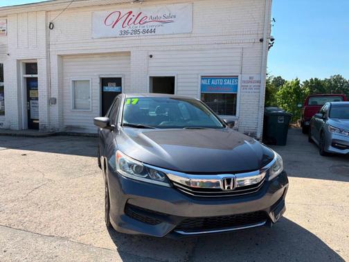 Gray 2017 Honda Accord LX