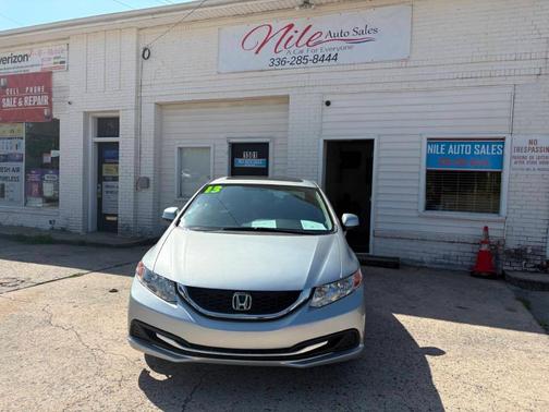 Silver 2013 Honda Civic EX