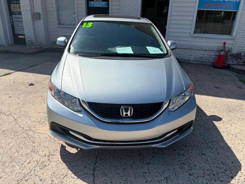 Silver 2013 Honda Civic EX