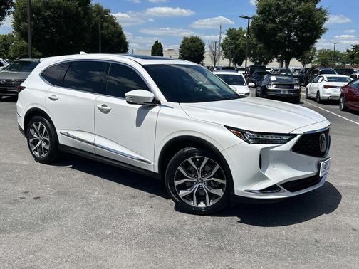 Platinum White Pearl 2024 Acura MDX Technology Package
