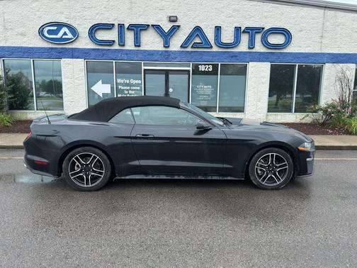 Shadow Black 2021 Ford Mustang EcoBoost Premium
