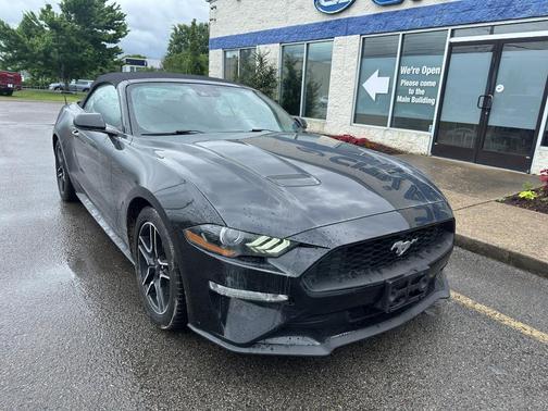 Shadow Black 2021 Ford Mustang EcoBoost Premium