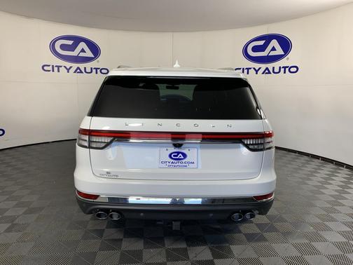 Pristine White Metallic Tri-Coat 2020 Lincoln Aviator Reserve AWD