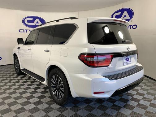 Aspen White Tricoat 2021 Nissan Armada SL 2WD