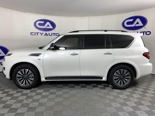 Aspen White Tricoat 2021 Nissan Armada SL 2WD