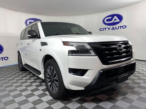 Aspen White Tricoat 2021 Nissan Armada SL 2WD