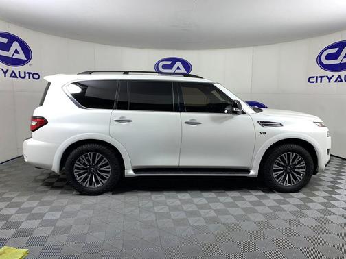 Aspen White Tricoat 2021 Nissan Armada SL 2WD