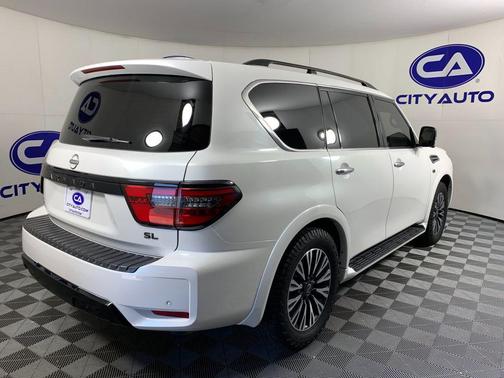 Aspen White Tricoat 2021 Nissan Armada SL 2WD