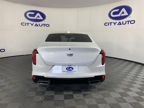 Crystal White Tricoat 2021 Cadillac CT4 Premium Luxury